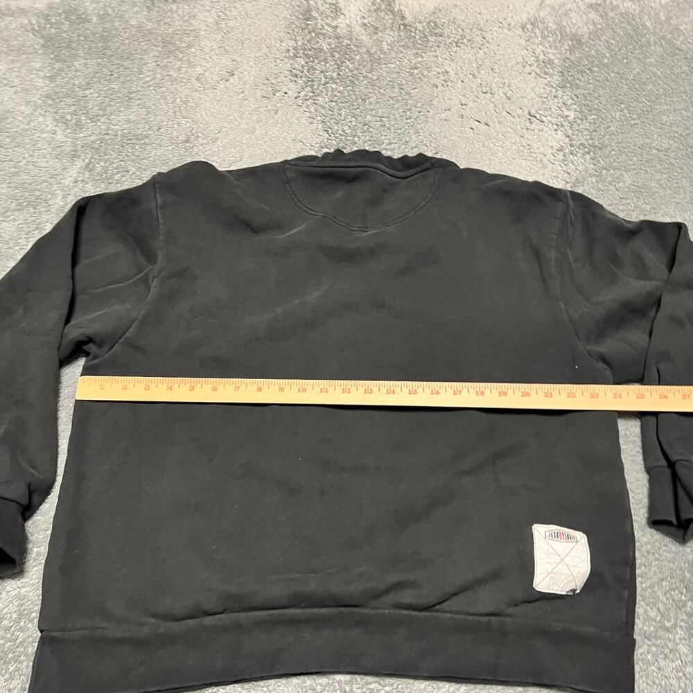Nike Air Jordan Sweatshirt Mens XL Sport DNA Hybrid Fleece Crew DC9615 Black - Picture 5 of 9